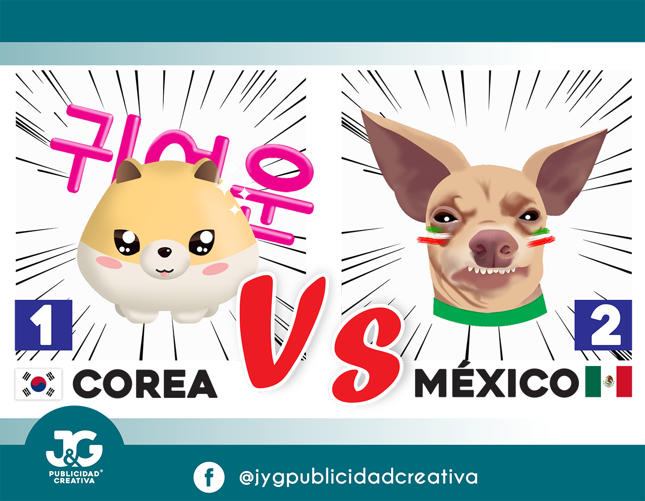 Los resultados del partido Corea - México. K-Pop vs Vicente Fernández.
